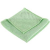 Cleaning Wipe 16X16 IN Microfiber Green Medium Duty 10/Pack