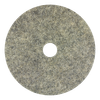 Porko Extreme Burnishing Pad 17 IN Gray Black Polyester Blend Hog Hair Ultra High Speed (UHS) 5/Case