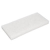 3M™ Doodlebug™ 8440 Cleaning Pad 10X4.625 IN White Synthetic Fiber 5 Count/Box 4 Box/Case 20 Count/Case