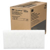 3M™ Doodlebug™ 8440 Cleaning Pad 10X4.625 IN White Synthetic Fiber 5 Count/Box 4 Box/Case 20 Count/Case