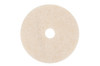 Scotch-Brite™ 3200 Burnishing Pad 17X1 IN White Non-Woven Polyester Fiber 1500-3000 RPM Center Hole 5/Case