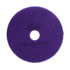 Scotch-Brite™ Cleaning Pad 12X1 IN Purple Nylon Fiber Polyester Fiber 150-3000 RPM Diamond Fine Center Hole 5/Case