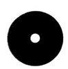 Niagara™ Stripping Pad 18 IN Black Synthetic Fiber 5/Case