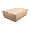 ChampPak #3 Take-Out Box Fold-Top 7.75X5.5X2.5 IN Kraft Vented 200/Case