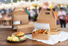 Dinner Take-Out Box Tuck-Top 9X5X3 IN Kraft Automatic Bottom 250/Case