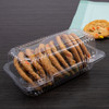 Dart® StayLock® Cold Take-Out Container Hinged 9X5.4X3.5 IN PET Clear 125 Count/Pack 2 Packs/Case 250 Count/Case