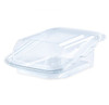 Crystal Seal® reFresh® Wrap Take-Out Container PET Angled 200/Case