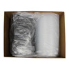 Take-Out Container Hinged With Dome Lid 10X10X3 IN PP Black Clear Square 148/Case