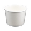 Food Container 16 OZ Double Wall Poly-Coated Paper White 500/Case