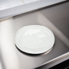 Lid Flat 9.88 IN PET Clear Round For Container Center Snap Jewel 200/Case
