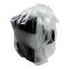 Take-Out Container Hinged With Dome Lid 6X6X2.5 IN PP Black Clear Square 171/Case