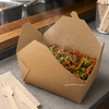 Bio-Plus Terra II® #4 Take-Out Box 8.75X6.5X3.5 IN Paper Kraft Rectangle 160/Case