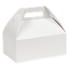 Take-Out Box Barn 8.5X5.5X3.5 IN White Automatic Bottom 150/Case