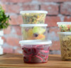Soup Food Container Base & Lid Combo 16 OZ PP Round 240/Case