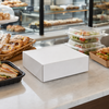 #10 Deli Take-Out Box 12.5X9.375X3.5 IN Paperboard White 6-Corner Beers 1-Piece 100/Bundle