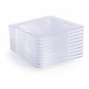 Tiny Temptations Serving Tray 3X3 IN Plastic Black Square 200/Case