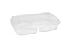 Take-Out Tray 11X7 IN 4 Compartment PET With Cup & Lid 100/Case