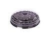 RediServ PartyPak Egg Serving Tray Base & Lid Combo With Dome Lid 11.75X2.18 IN PET Black Clear Round 24/Case