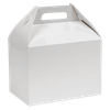 Take-Out Box Barn 9X6X6.5 IN SBS Paperboard White Automatic Bottom 150/Case