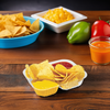 Nacho Take-Out Tray 6.75X8.5X3.25 IN 3 Compartment Plastic Clear Bulk 500/Case