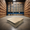 Catering Box Fold-Top 18X18X6 IN Corrugated Cardboard Kraft Square 25/Bundle