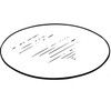 Lid 9 IN Paperboard Round For Container Laminated 500/Case