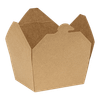 INNOBOX EDGE #1 Take-Out Box Fold-Top 4.375X3.562X2.5 IN Kraft 180/Case