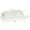 Lid Dome 7.08X5.11X1.18 IN PET Clear Rectangle For Container 100/Case