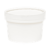 Soup Food Container 10 OZ SBS Paperboard White Leak Resistant 500/Case