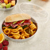 Lid Dome 7X1 IN Plastic Clear Round For Container 500/Case