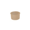 Food Container Base 3.3 OZ Kraft Paperboard Kraft Round 50 Count/Pack 20 Packs/Case 1000 Count/Case