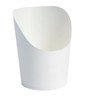 French Fry Cup & Scoop 1.9X3.1 IN Paper White Round Grease Resistant 50 Count/Pack 10 Packs/Case 500 Count/Case
