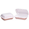 Lunch Take-Out Container Hinged 9.25X5.69X3.25 IN Foam White Deep All Purpose 100 Count/Pack 2 Packs/Case