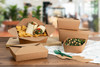 INNOBOX EDGE #8 Take-Out Box 6X5X3 IN Paperboard Kraft 130/Case