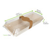 Samurai Serving Tray 8.4X3.3X1.1 IN Wood Natural Rectangle Microwave Safe 100 Count/Pack 1 Packs/Case 100 Count/Case