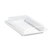 Lid 10.9X7.75X1.45 IN PET Clear For Container 100 Count/Pack 2 Packs/Case 200 Count/Case
