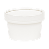 Soup Food Container 8 OZ SBS Paperboard White Leak Resistant 500/Case