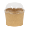 Soup Food Container Base 12 OZ Paperboard Kraft Leak Resistant 500/Case