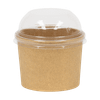 Soup Food Container Base 12 OZ Paperboard Kraft Leak Resistant 500/Case
