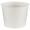 Bucket & Tub 85 OZ SBS Paperboard White Leak Resistant 200/Case