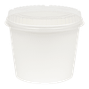 Bucket & Tub 85 OZ SBS Paperboard White Leak Resistant 200/Case