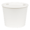 Bucket & Tub 85 OZ SBS Paperboard White Leak Resistant 200/Case