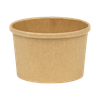 Soup Food Container Base 10 OZ Paperboard Kraft Leak Resistant 500/Case