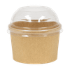 Soup Food Container Base 10 OZ Paperboard Kraft Leak Resistant 500/Case