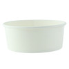 Food Container Base 24 OZ Paper White Round Grease Resistant 45 Count/Pack 8 Packs/Case 360 Count/Case