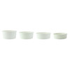 Food Container Base 24 OZ Paper White Round Grease Resistant 45 Count/Pack 8 Packs/Case 360 Count/Case