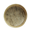 Food Tray Mini 3 OZ Bamboo Leaf Natural Round 50 Count/Pack 20 Packs/Case 1000 Count/Case