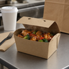 Bio-Plus® #1 Take-Out Box Fold-Top Paper Kraft 360/Case