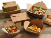 Bio-Pak® #1 Take-Out Box Fold-Top 5X4.5X2.5 IN Paper Kraft 450/Case