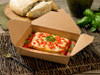 Bio-Pak® #1 Take-Out Box Fold-Top 5X4.5X2.5 IN Paper Kraft 450/Case